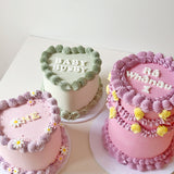 Vintage Heart Cake