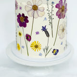 Pressed Flower Cake